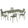 HAY Havemøbelsæt<Palissade sæt, 6 stole og bord i olive fra