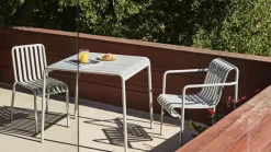 HAY Haveborde<Palissade Table 90x82, sky grey fra