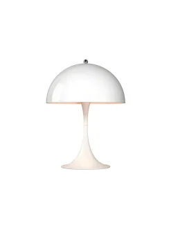 Louis Poulsen Spots<Panthella 250 bordlampe, hvid af Verner Panton