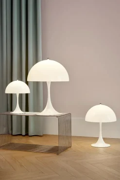 Louis Poulsen Spots<Panthella 250 bordlampe, pale rose af Verner Panton