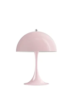 Louis Poulsen Spots<Panthella 250 bordlampe, pale rose af Verner Panton