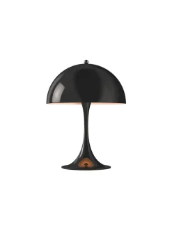 Louis Poulsen Spots<Panthella 250 bordlampe, sort af Verner Panton