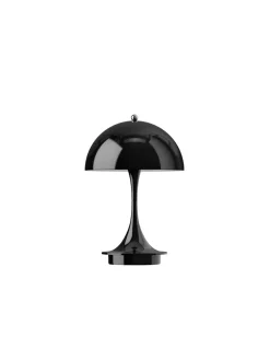 Louis Poulsen Gaver Til Hende|Portable Lamper<Panthella 160 Portable V3, chrome beige af Verner Panton