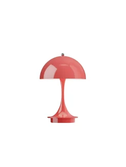 Louis Poulsen Gaver Til Hende|Portable Lamper<Panthella 160 Portable V3, chrome beige af Verner Panton