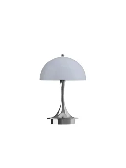 Louis Poulsen Gaver Til Hende|Portable Lamper<Panthella 160 Portable V3, chrome beige af Verner Panton