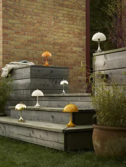 Louis Poulsen Portable Lamper|Spots<Panthella 160 Portable V3, opaque indigo af Verner Panton