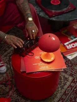 Louis Poulsen Portable Lamper|Spots<Panthella 160 Portable V3, opaque orange af Verner Panton