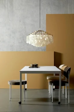 Verpan Spiseborde<Panton Move spisebord, White af Verner Panton