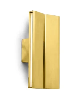 Anour Væglamper|Spots<Papilio Double Væglampe, brushed brass fra