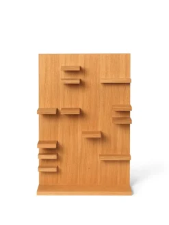 Ferm Living Hylder<Parade Shelf Veneer, 60 cm fra