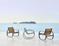 Cane-line Udendørs Loungemøbler|Havestole<Parc Gyngestol fra