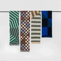 raawii Puder Og Plaider<Patch Plaid, leaf/egg/jet fra