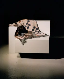 raawii Puder Og Plaider<Patch Plaid, leaf/egg/jet fra