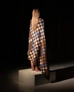 raawii Puder Og Plaider<Patch Plaid, leaf/egg/jet fra