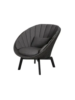 Cane-line Udendørs Loungemøbler|Havestole<Peacock Loungestol, Soft Rope m/ben i alu fra