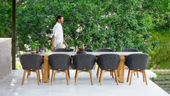 Cane-line Havestole<Peacock Stol, Soft Rope m/ben i teak fra