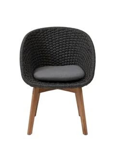 Cane-line Havestole<Peacock Stol, Soft Rope m/ben i teak fra