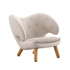 House of Finn Juhl Lænestole<Pelikan stol, valnød af Finn Juhl