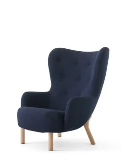 &Tradition Lænestole<Petra VB3 Chair, moonlight sheepskin/oak fra