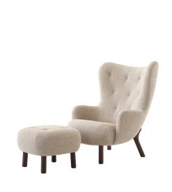 &Tradition Lænestole<Petra VB3 lænestol inkl. Skammel,  Ecriture 0640 fra