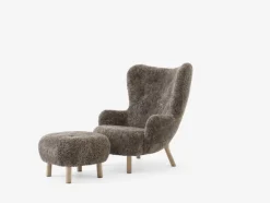 &Tradition Lænestole<Petra VB3 lænestol inkl. Skammel, Barnum 004 fra