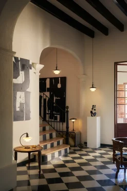 Louis Poulsen Spots<PH 3/2 Bordlampe, Aged Brass fra