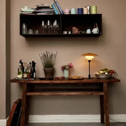 Louis Poulsen Spots<PH 3½-2½ Bordlampe, grøn af Poul Henningsen