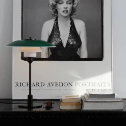 Louis Poulsen Spots<PH 3½-2½ Bordlampe, grøn af Poul Henningsen