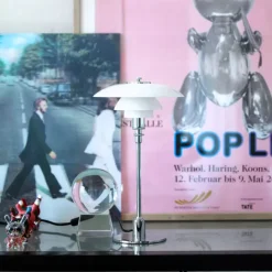 Louis Poulsen Spots<PH 2/1 Bordlampe, messing metalliseret fra