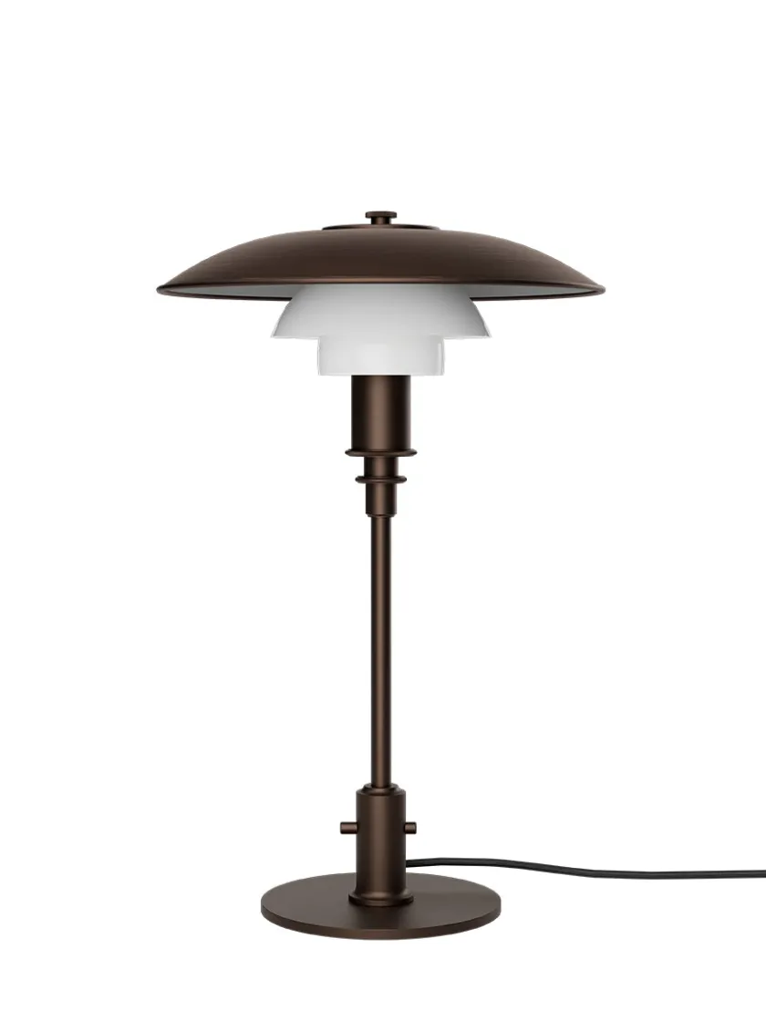 Louis Poulsen Skrivebordslamper|Spots<PH 3/2 Bordlampe, sort metalliseret fra