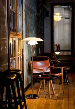 Louis Poulsen Gulvlamper|Spots<PH 4½-3½ Glas Gulvlampe fra