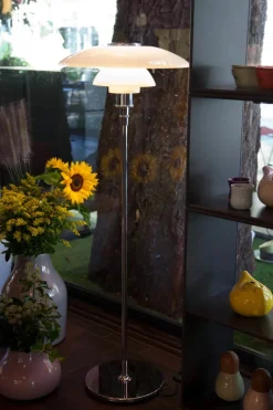 Louis Poulsen Gulvlamper|Spots<PH 4½-3½ Glas Gulvlampe fra