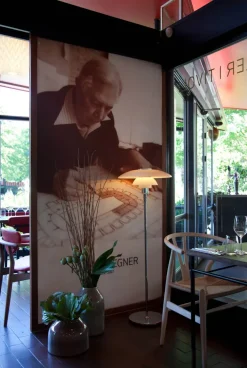 Louis Poulsen Gulvlamper|Spots<PH 4½-3½ Glas Gulvlampe fra