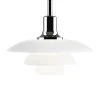 Louis Poulsen Spots|Pendler<PH 3½-3 Glas Pendel, højglansforkromet fra