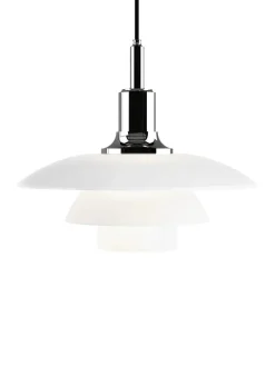 Louis Poulsen Spots|Pendler<PH 3½-3 Glas Pendel, højglansforkromet fra