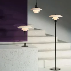 Louis Poulsen Pendler|Spots<PH 3½-3 Glas Pendel, sort metalliseret fra