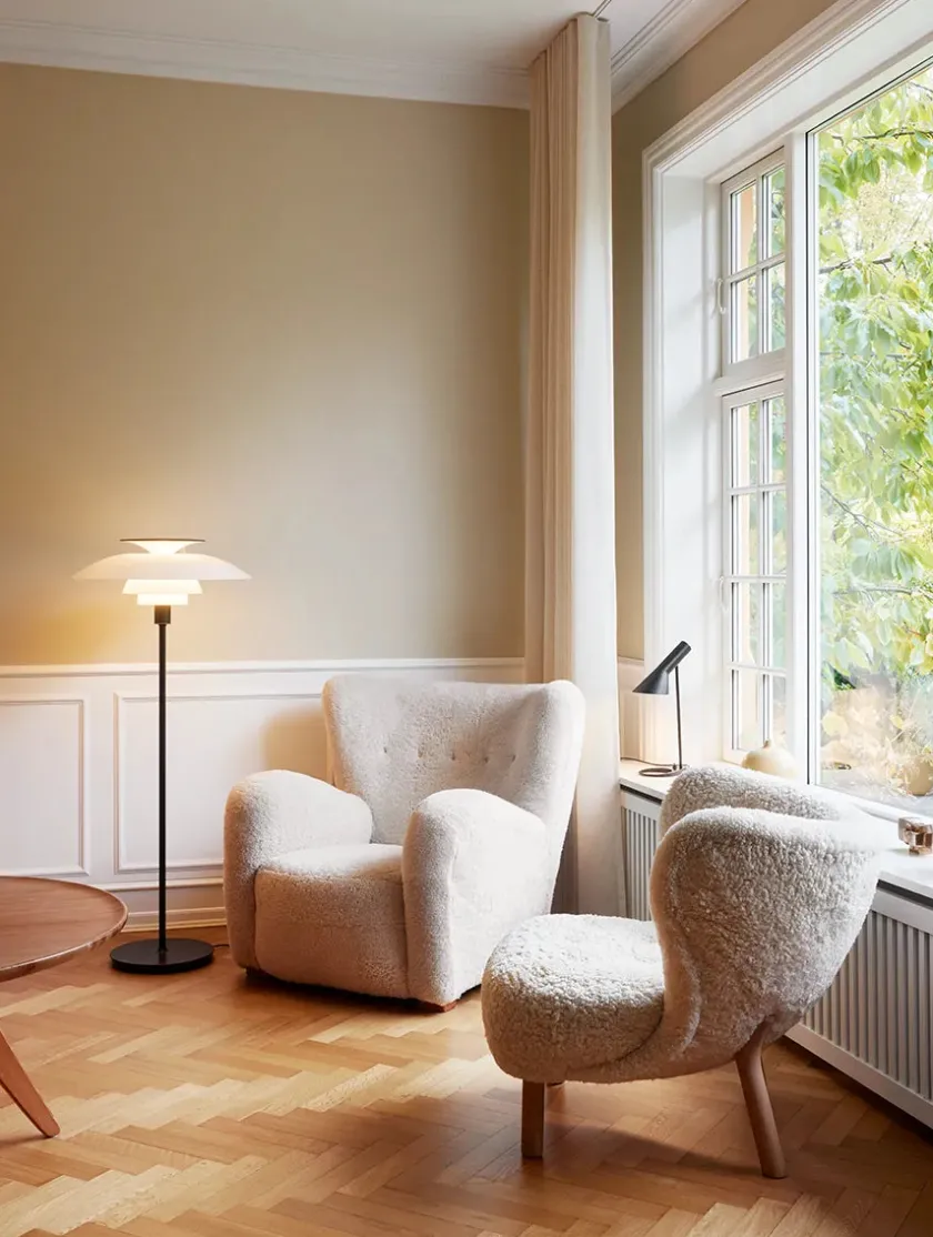 Louis Poulsen Gulvlamper|Spots<PH 80 gulvlampe, sort fra