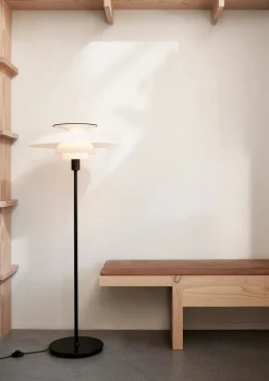 Louis Poulsen Gulvlamper|Spots<PH 80 gulvlampe, sort fra