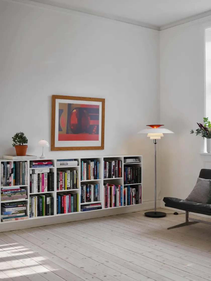 Louis Poulsen Gulvlamper|Spots<PH 80 gulvlampe, sort fra