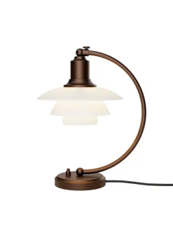 Louis Poulsen Spots<PH 2/2 Luna Bordlampe, Aged Brass fra