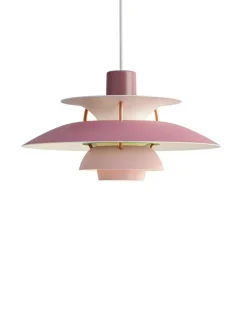 Louis Poulsen Spots|Pendler<PH 5 Mini Pendant, Monochrome Pale Blush af Poul Henningsen