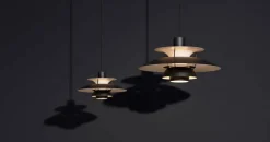Louis Poulsen Spots|Pendler<PH 5 Mini Pendant, Monochrome Pale Blush af Poul Henningsen