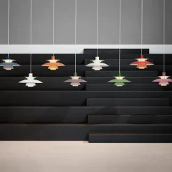 Louis Poulsen Spots|Pendler<PH 5 Pendant, Monochrome Burgundy af Poul Henningsen