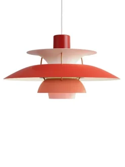 Louis Poulsen Spots|Pendler<PH 5 Pendant, Monochrome Burgundy af Poul Henningsen