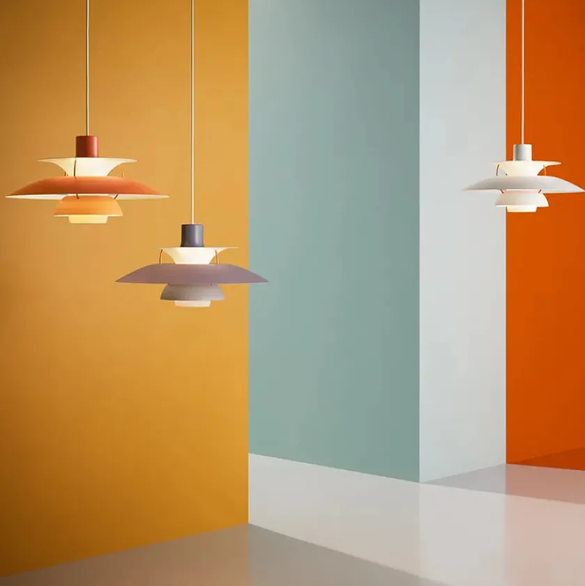 Louis Poulsen Pendler|Spots<PH 5 Pendant, Monochrome Pale Blush af Poul Henningsen