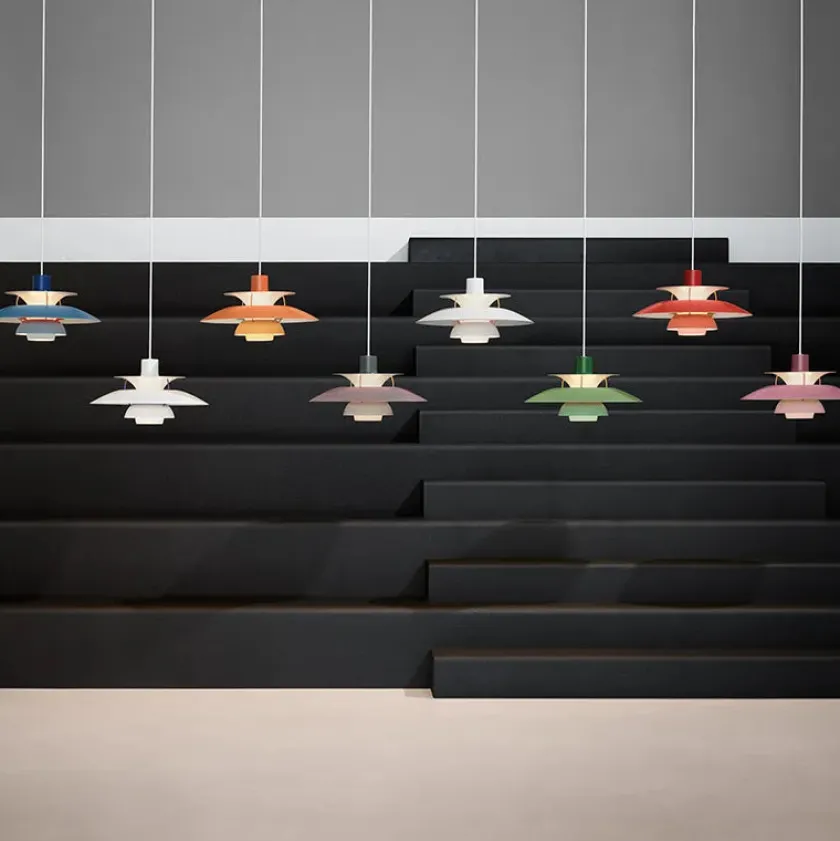 Louis Poulsen Pendler|Spots<PH 5 Pendant, Monochrome Pale Blush af Poul Henningsen