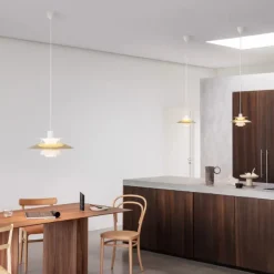 Louis Poulsen Spots|Pendler<PH 5 Pendant, Monochrome Pale Pewter af Poul Henningsen