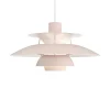 Louis Poulsen Pendler|Spots<PH 5 pendel, Monokrom Pale Rose af Poul Henningsen