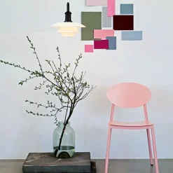 Louis Poulsen Pendler|Spots<PH 3½-3 Pendel, rød af Poul Henningsen