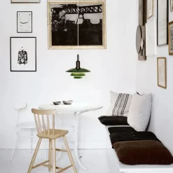 Louis Poulsen Pendler|Spots<PH 3½-3 Pendel, rød af Poul Henningsen